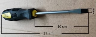 Destornillador grande punta plana