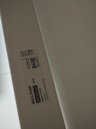 URGE mesa blanca Ikea Melltorp