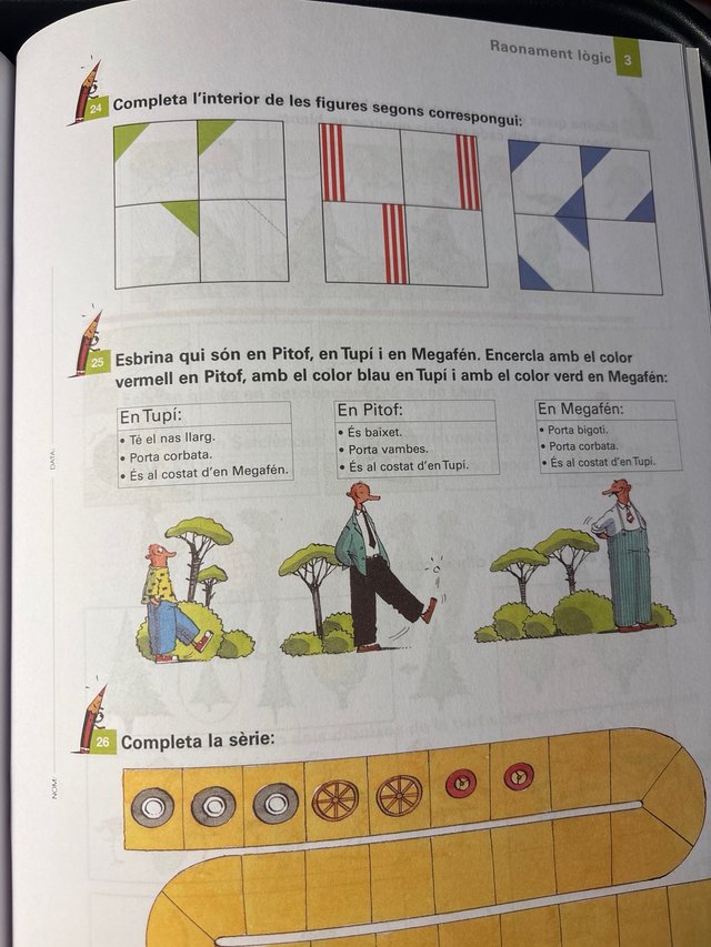 Raonament lògic 3. Quadern de capacitats bàsiques.