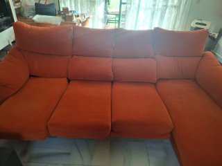 Sofa chaiselongue extensible + sofa 2 plazas exten
