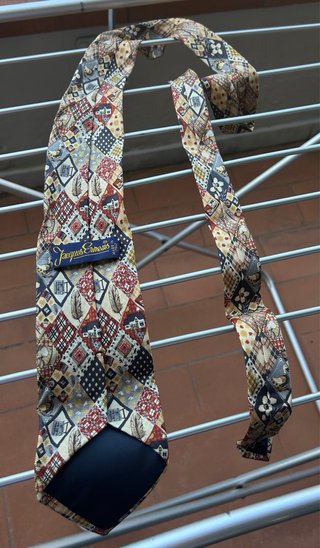 Cravatta fantasia geometrica