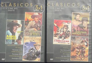 Lote 24 Películas 8DVD Cine del Oeste