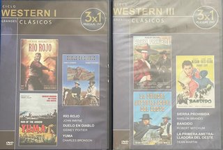 Lote 33 Películas 11DVD Cine del Oeste
