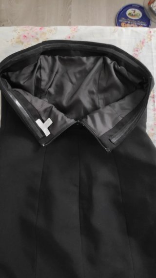 Vestido bandeau H&M negro