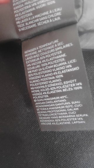 Vestido bandeau H&M negro
