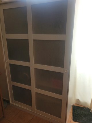 Armario blanco puertas correderas