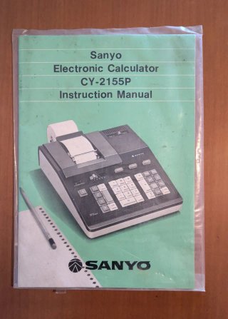 Calculadora antigua Sanyo CY-2160P