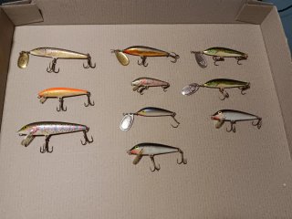 Lote 10 Señuelos Pesca Rapala