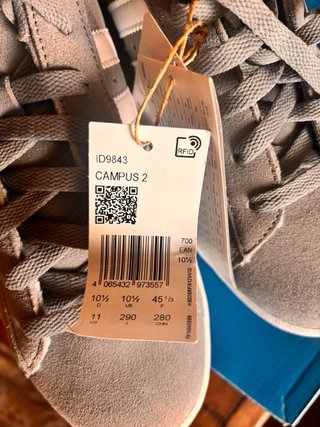 Adidas Campus 2 Zapatillas Hombre Gris