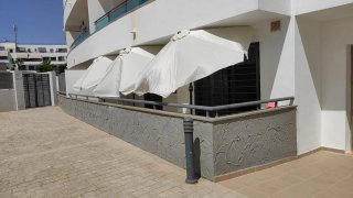 2 Sombrillas de terraza blanca