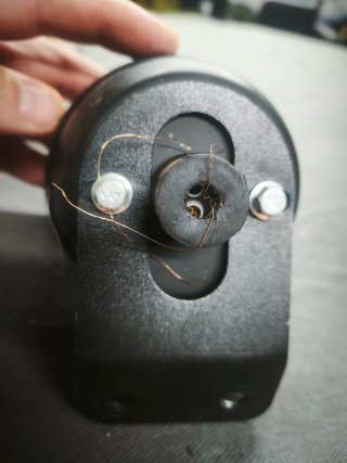 Faro trasero Cafe Racer Negro Rojo