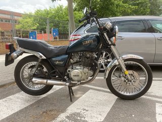 Yamaha SR 250 Verde/Plata