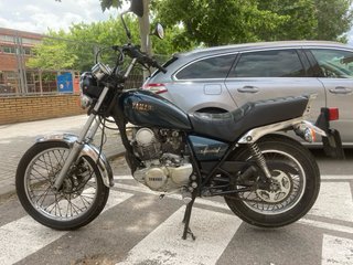 Yamaha SR 250 Verde/Plata