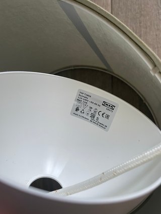 Lámpara de techo tela verde