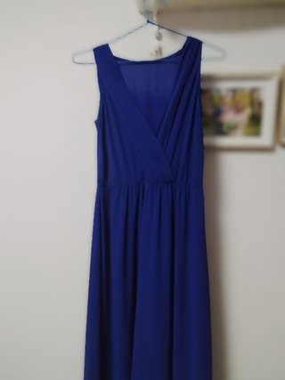 Vestido de fiesta azul oscuro