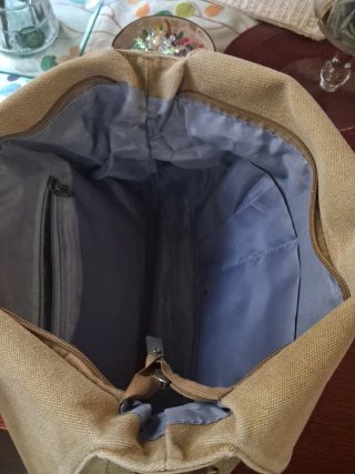 Bolso bandolera tipo cartero marrón