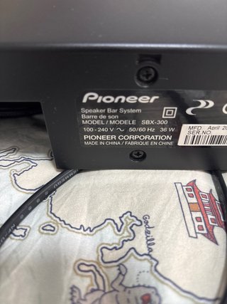 Barra de Sonido Pioneer SBX-300 Negra