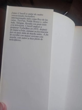 Torbellino, novela de James Clavell.