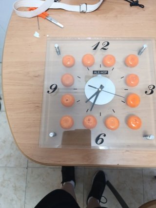 Reloj de Pared Ale-Hop Naranja para cocina