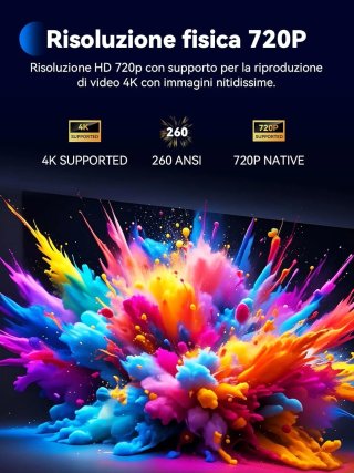 Mini Proiettore Portatile 4K SOOMFON