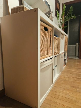 Estantería Ikea KALLAX Blanca.Se vende por mudanza