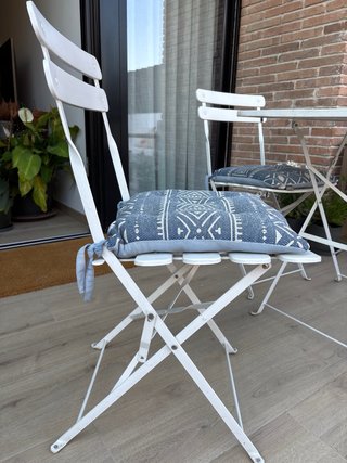 Conjunto mesa y 2 sillas exterior