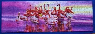 Puzzle Clementoni 1000 piezas Flamencos