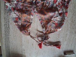 Vestido boho multicolor con volantes