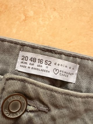 Pantalones cortos vaqueros grises talla XXXL