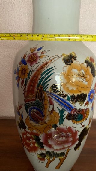 Jarrón chino decorativo de cerámica