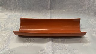 Plato teja terracota para tapas