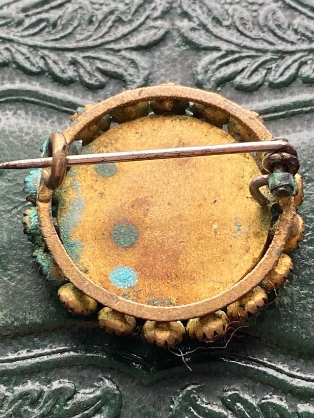 Precioso broche antiguo con brillantes circa 1900s