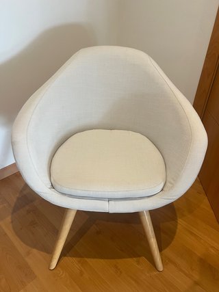 Butaca Ikea Beige Tela