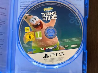 Bob Esponja Titanes de las Mareas PS5