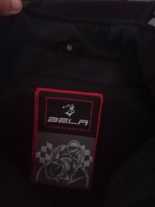 Chaqueta Bela Mujer Moto Talla M Negra
