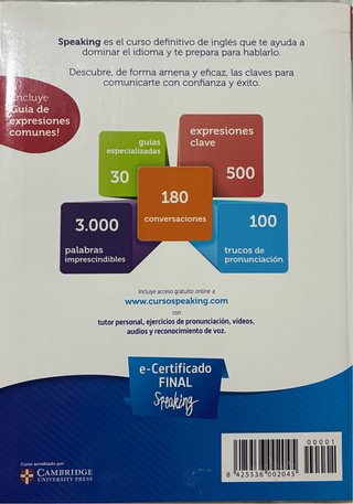 Curso Inglés Speaking Cambridge + CD