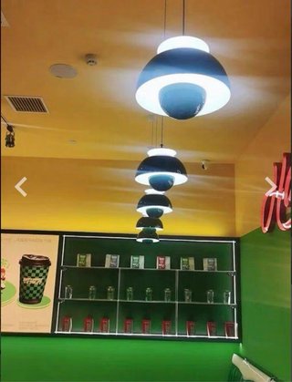 Lámpara colgante verde Estilo nórdico 25cm∅nueva