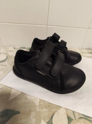 Zapatillas HOBIBEAR niño velcro negro T29