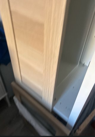 Mueble TV IKEA Madera y Cristal Nuevo