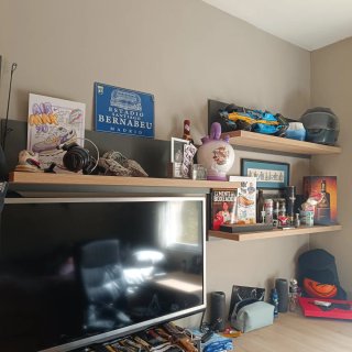 Habitación juvenil 2 camas + escritorio