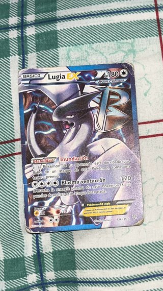 Carta Pokémon Lugia EX Team Plasma