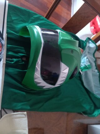 Disfraz Power Ranger Verde Talla L