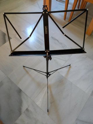Atril para partituras negro