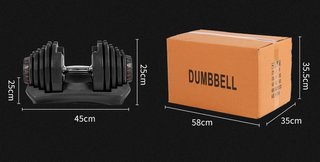 Set 2 Mancuernas Ajustables 40kg