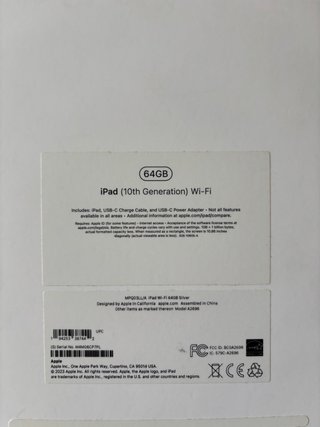 iPad 10ª Gen 64gb