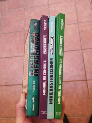 Libros variados de Minecraft