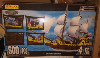 Juego Construcción Best-Lock Barco Pirata