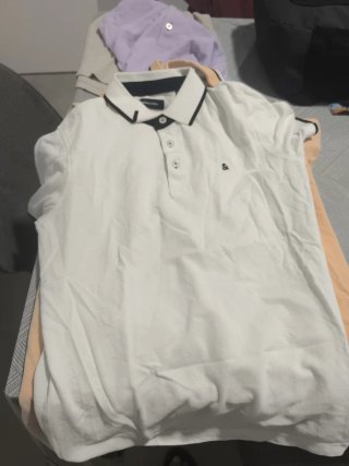 Camiseta Polo Jack & Jones Beige