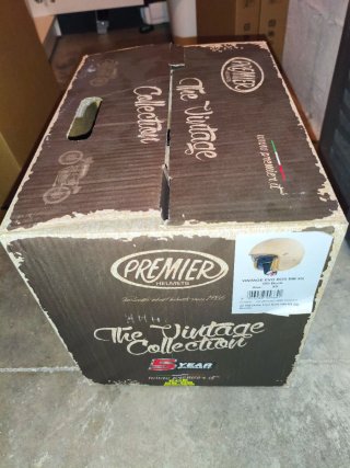 Casco Premier Vintage BOS BM Beige – Nuevo tallaXS