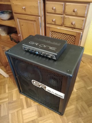 Cabezal + Pantalla Bajo GR BASS Impecables